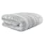 3-Piece Grey Striped Comforter Set, Full/Queen