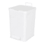 White Step Trash Can with Removable Inner, 8.5l
