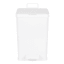 White Step Trash Can with Removable Inner, 8.5l
