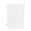 White Step Trash Can with Removable Inner, 8.5l