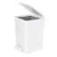 White Step Trash Can with Removable Inner, 8.5l
