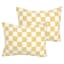 Honeybloom 3-Piece Yellow Checkered Matelasse Coverlet Set, King