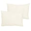 Honeybloom 3-Piece Cream Cotton & Linen Blend Comforter Set, Full/Queen