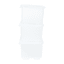 3-Pack Mini Stacking Storage Box, Clear