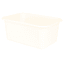 Kids White Storage Bin, Small