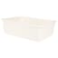 Kids White Storage Bin, Large