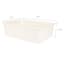 Kids White Storage Bin, Large