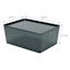 Clear & Black Storage Container, Large