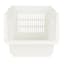 White Stackable Storage Basket, Small