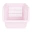 Light Pink Stackable Storage Basket, Small