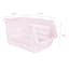 Light Pink Stackable Storage Basket, Small