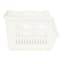 2-Pack White Stackable Storage Basket, Extra Small