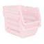 2-Pack Light Pink Stackable Storage Basket, Extra Small