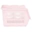 2-Pack Light Pink Stackable Storage Basket, Extra Small
