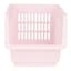 2-Pack Light Pink Stackable Storage Basket, Extra Small
