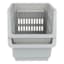 2-Pack Grey Stackable Storage Basket, Extra Small