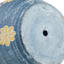Blue & Yellow Pansies Clay Outdoor Planter, Large