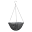 Black Faux Woven Hanging Basket, Large