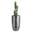 Tracey Boyd Tall Black Lava Glazed Outdoor Planter, Small