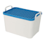 Kids Blue Top Classic Brick Storage Box, Small