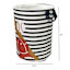 Kids Baseball Print Round Laundry Hamper, Large