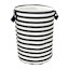 Kids Baseball Print Round Laundry Hamper, Small