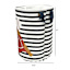 Kids Baseball Print Round Laundry Hamper, Small