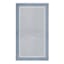 (E515) Fifer Navy Border Outdoor Accent Rug, 26x45