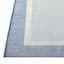 (E515) Fifer Navy Border Outdoor Accent Rug, 26x45