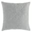 Grey Embossed Jersey Throw Pillow, 18"