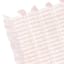 Honeybloom Pink Striped Cotton Bath Rug with Tassels, 20x30