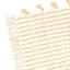 Honeybloom Yellow Striped Cotton Bath Rug with Tassels, 20x30