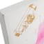 Fashion Bottle Splash with Foil Canvas Wall Art, 12x16