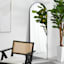 Black Arch Leaner Mirror, 24x70