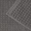 Crosby St. Dark Grey Terry Waffle Cotton Bath Towel, 30x54