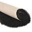 (C207) Found & Fable Black Curly Faux Fur Area Rug, 5x7