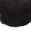(C207) Found & Fable Black Curly Faux Fur Accent Rug, 3x5
