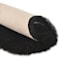 (C207) Found & Fable Black Curly Faux Fur Accent Rug, 3x5