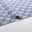 Honeybloom Plush Performance Blue Patterned Cotton Bath Towel, 30x54