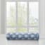 Honeybloom Plush Performance Blue Patterned Cotton Bath Towel, 30x54