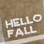 Honeybloom Hello Fall Woven Throw Pillow, 20"