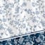 Providence Silvia Blue & White Floral Shower Curtain, 72"