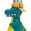 Tiny Dreamers Dinoskater Green T-Rex Soap Dispenser, 8.7"