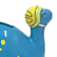 Tiny Dreamers Dinoskater Blue Dino Toothbrush Holder, 7"