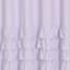 Tiny Dreamers Treats & Tiaras Purple Ruffle Shower Curtain, 72"