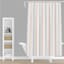 Tiny Dreamers Treats & Tiaras Purple & Pink Striped Shower Curtain, 72"