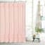 Tiny Dreamers Treats & Tiaras Pink Ruffle Shower Curtain, 72"