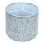Honeybloom Blue Textured Medium Table Lamp Shade, 14x12x10