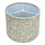 Honeybloom Beige Textured Medium Table Lamp Shade, 12x14x10