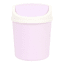 Lavender Lidded Trash Can, 1.5l